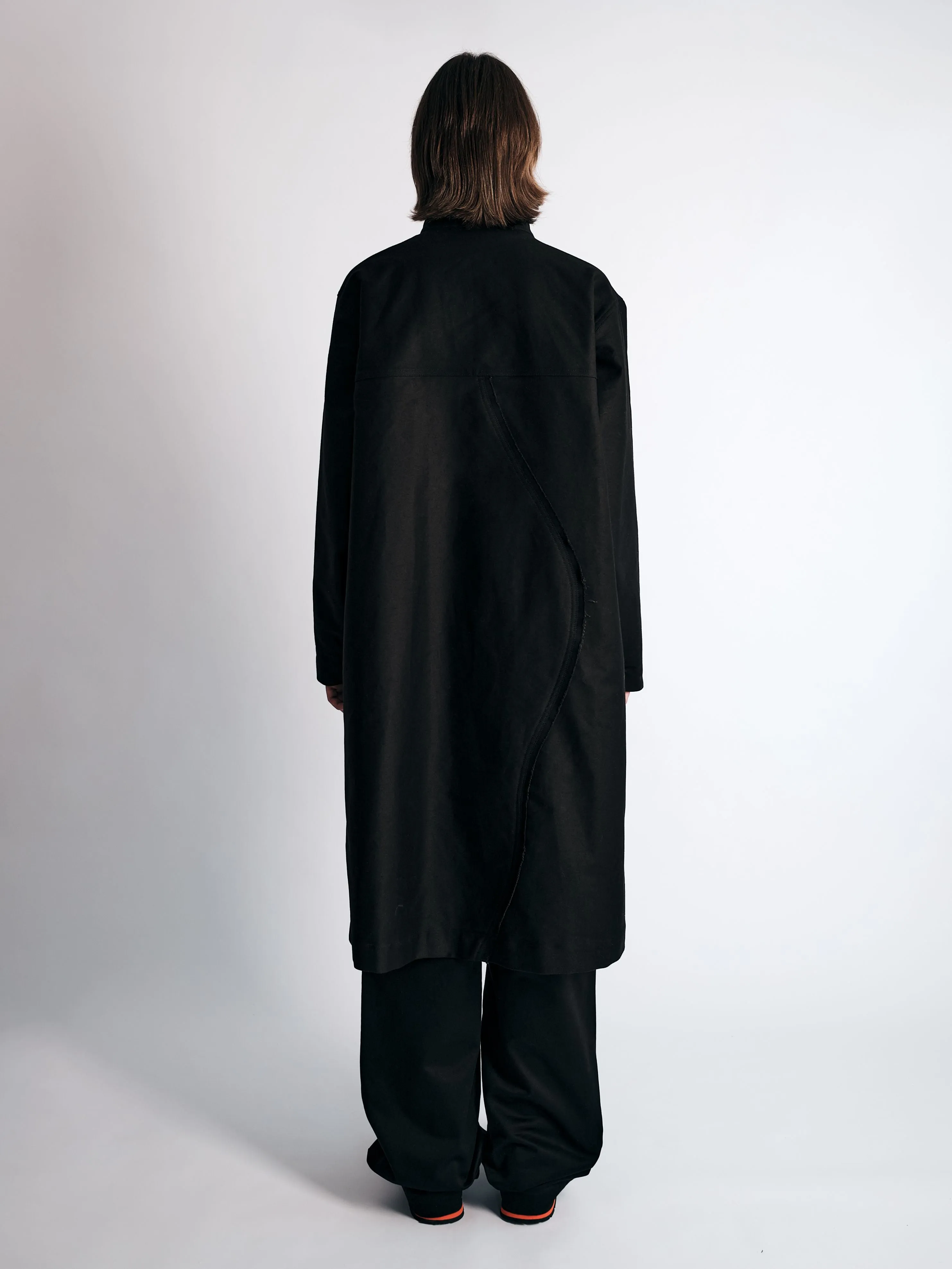 003/3dimension Coat Black