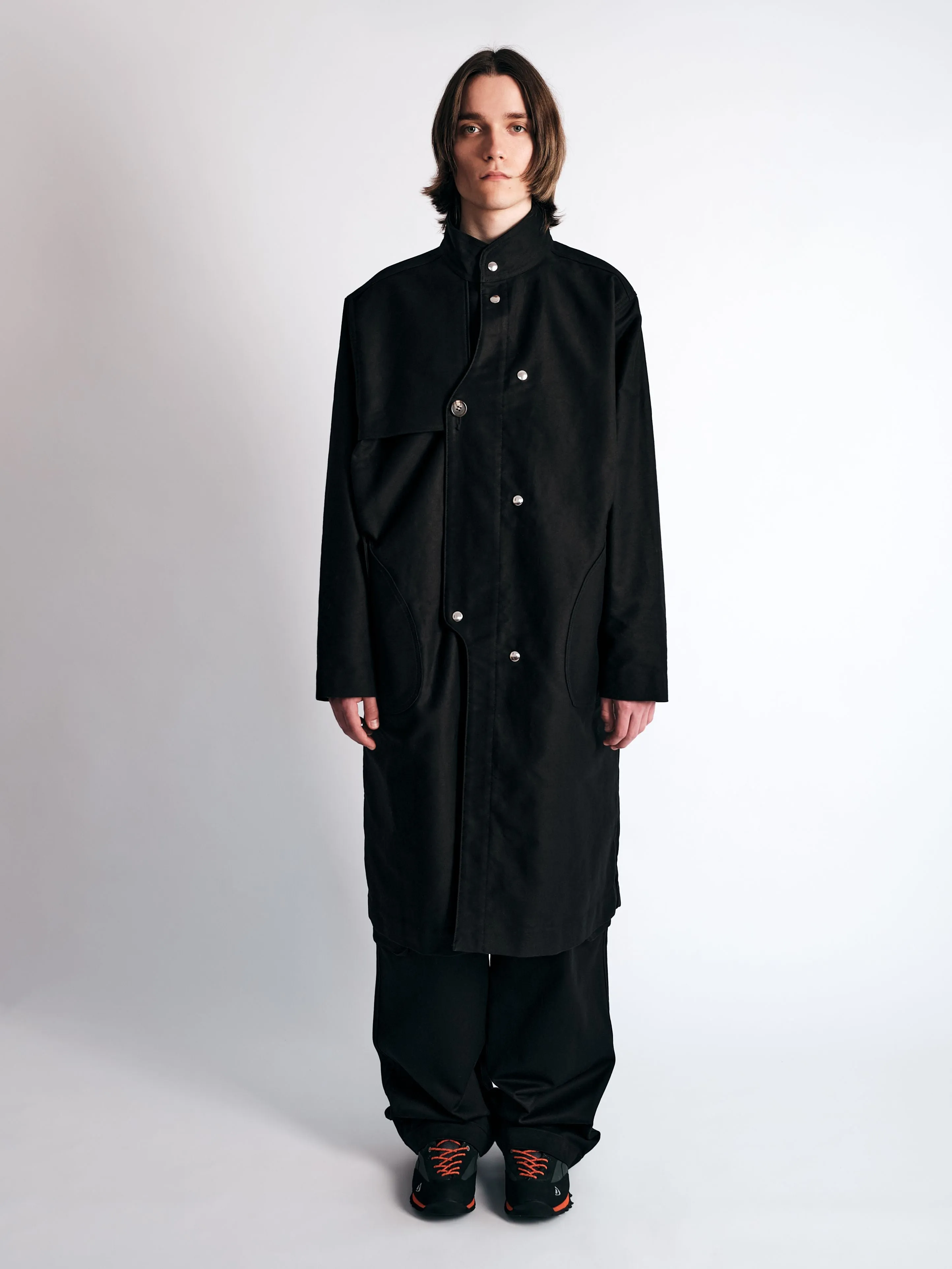 003/3dimension Coat Black