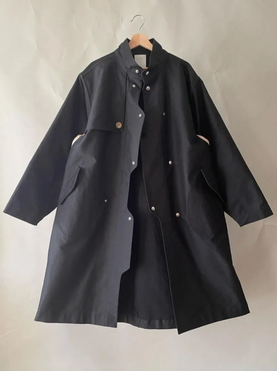 003/3dimension Coat Black