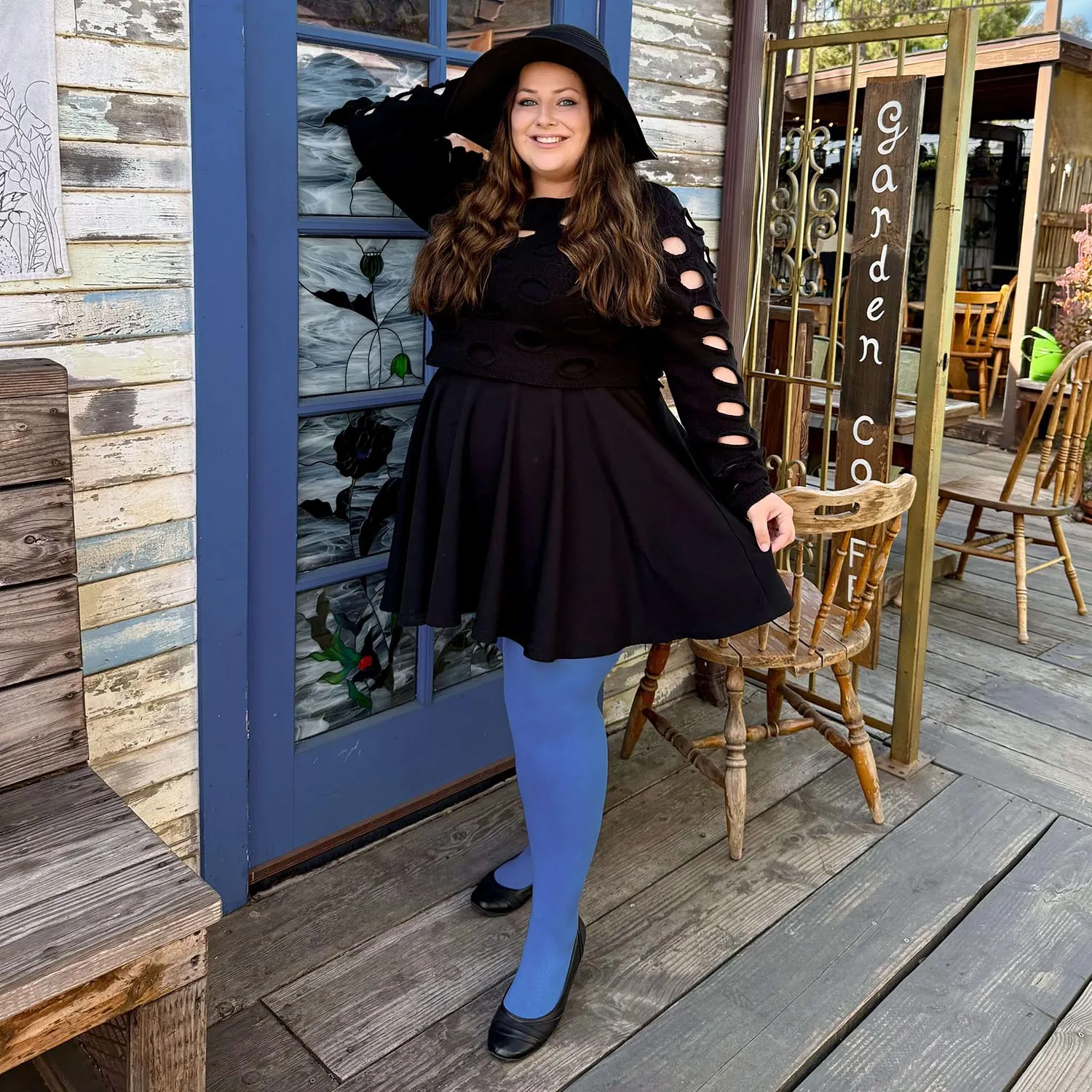 120 Denier Tights - Peacock