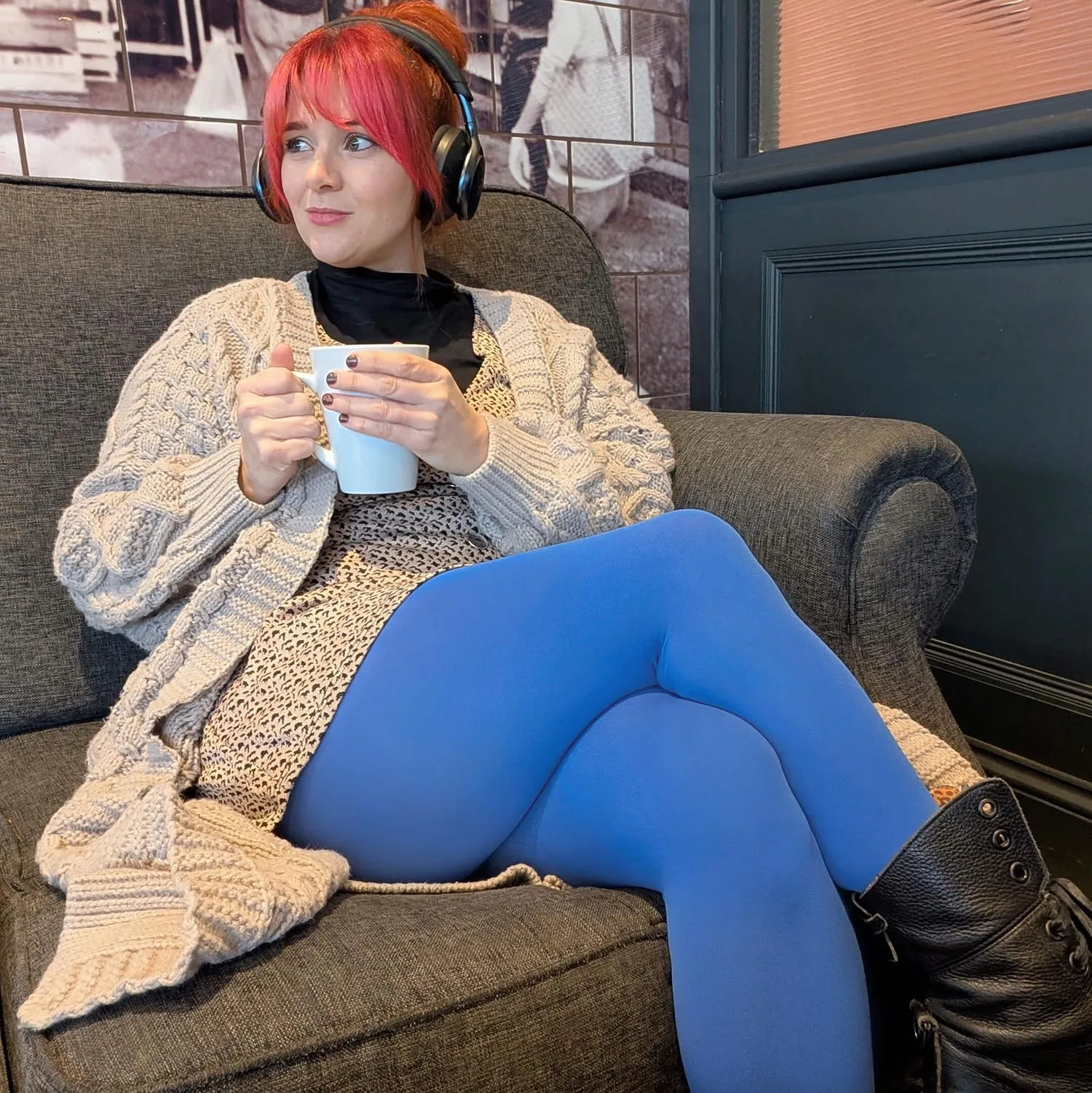120 Denier Tights - Peacock