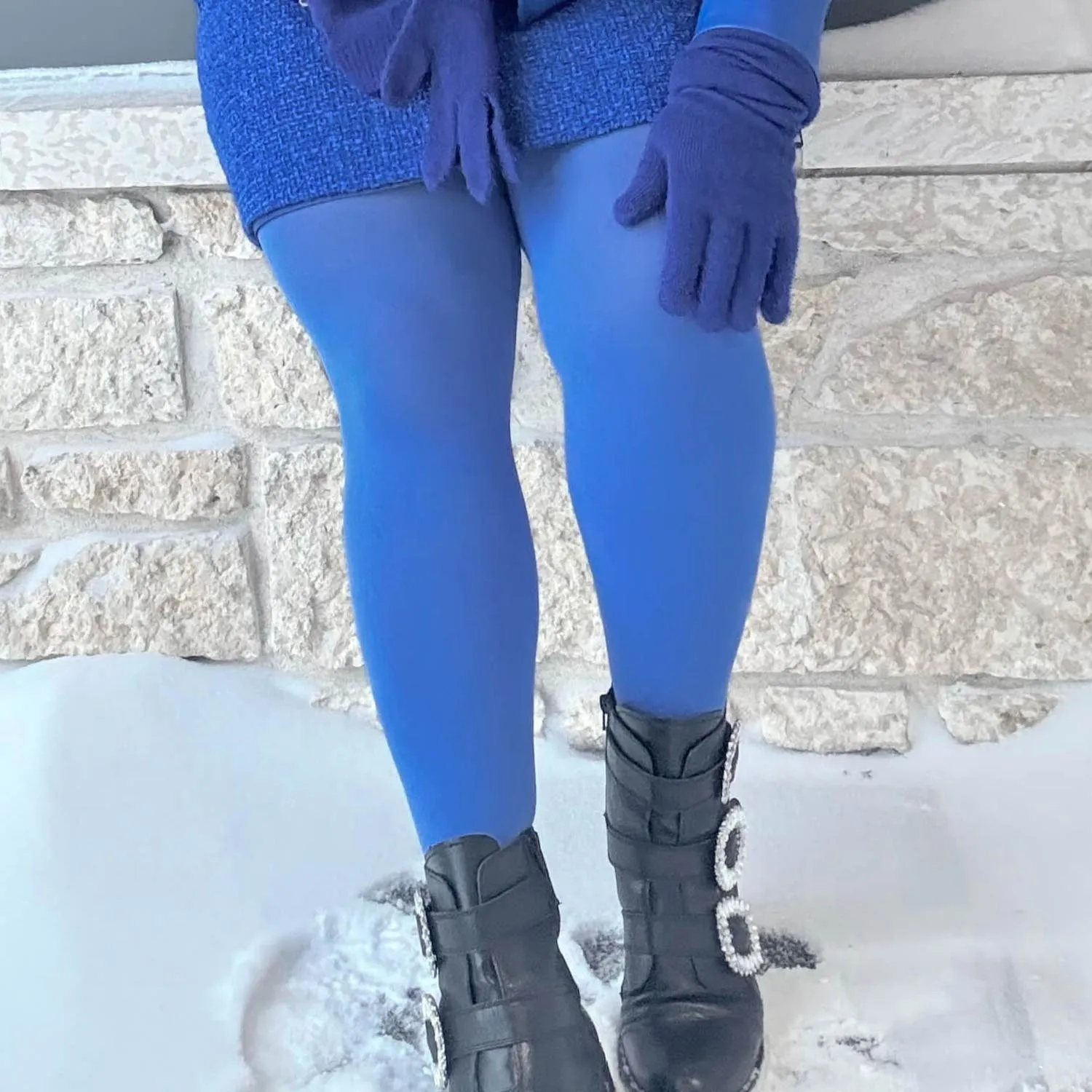 120 Denier Tights - Peacock