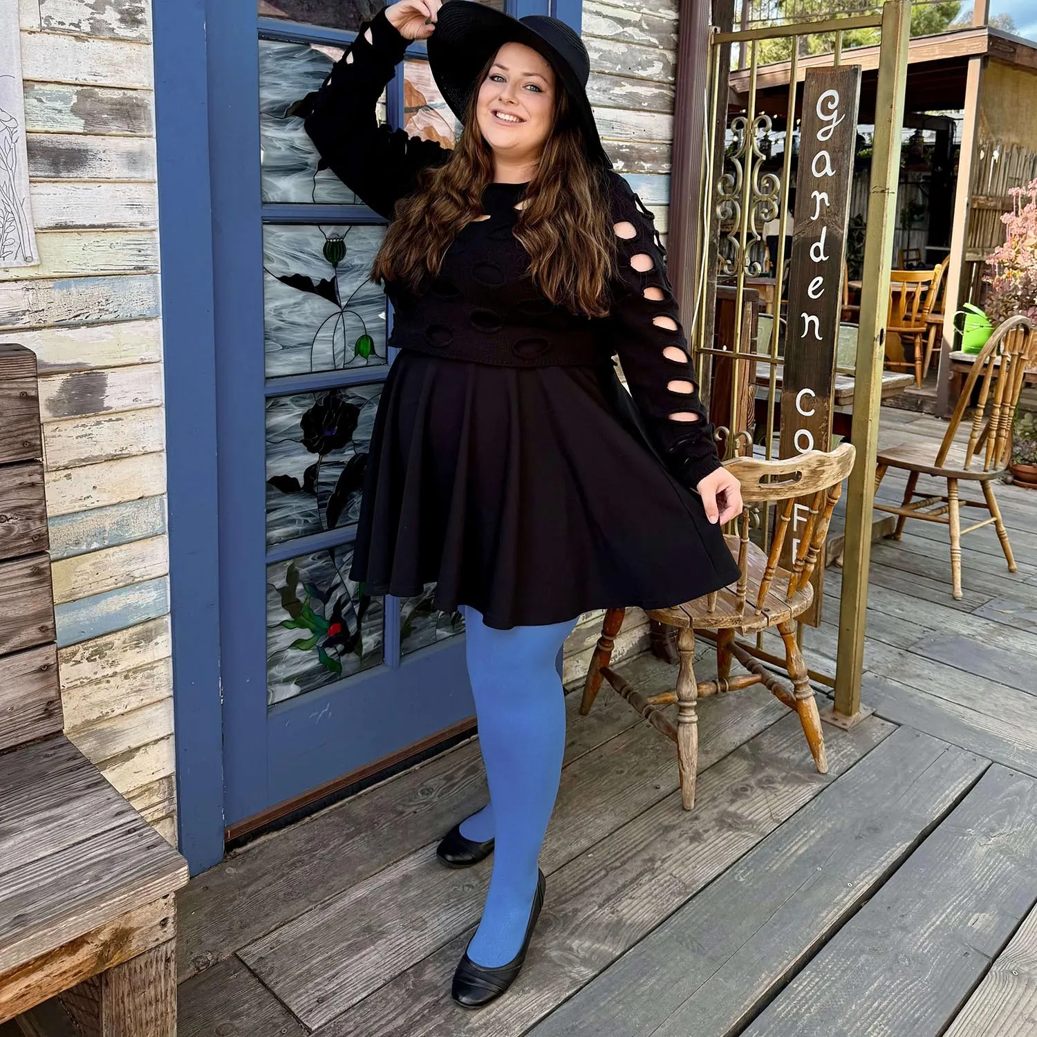 120 Denier Tights - Peacock