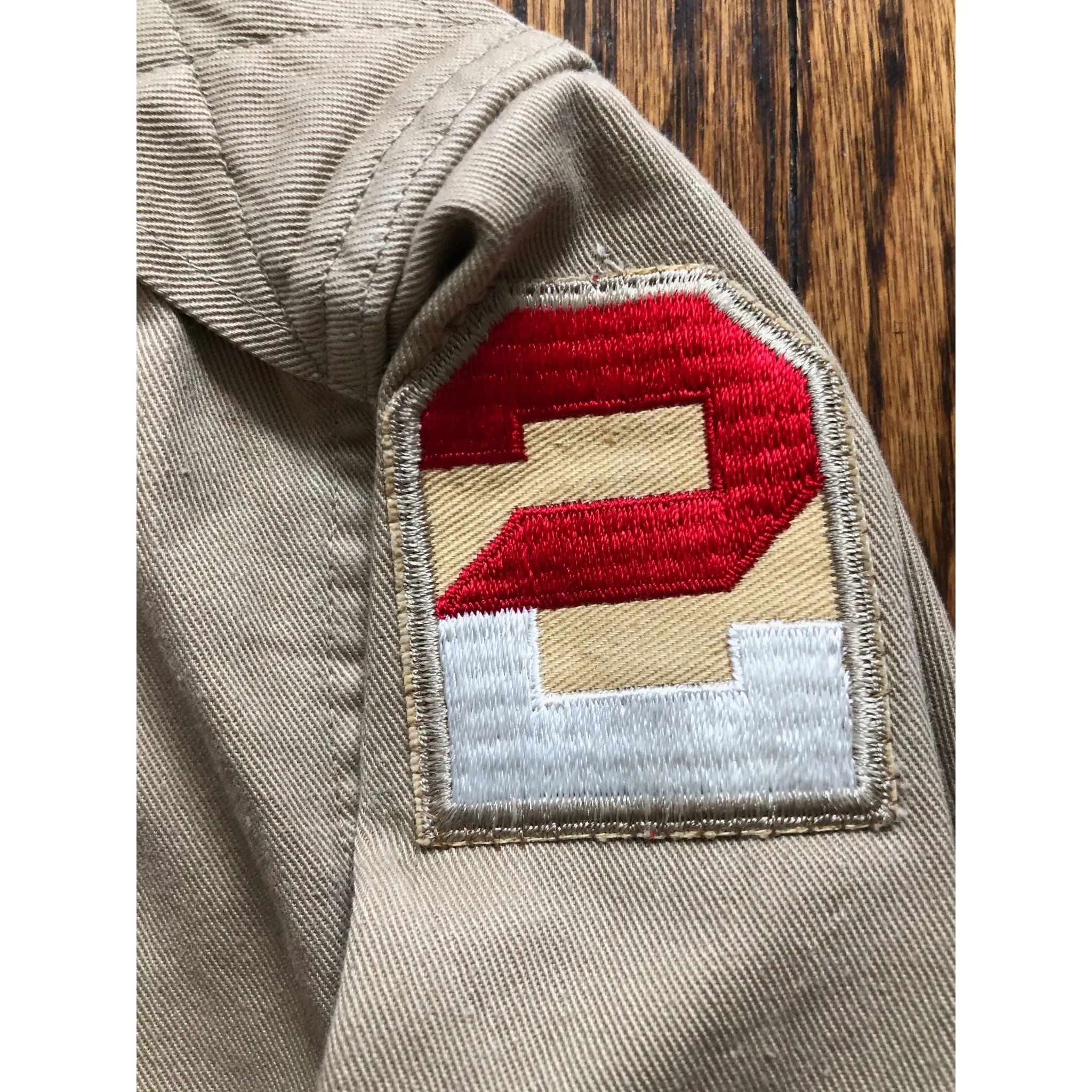 1965 Khaki Staff Sergeant Officer Dress Shirt 2nd Army
