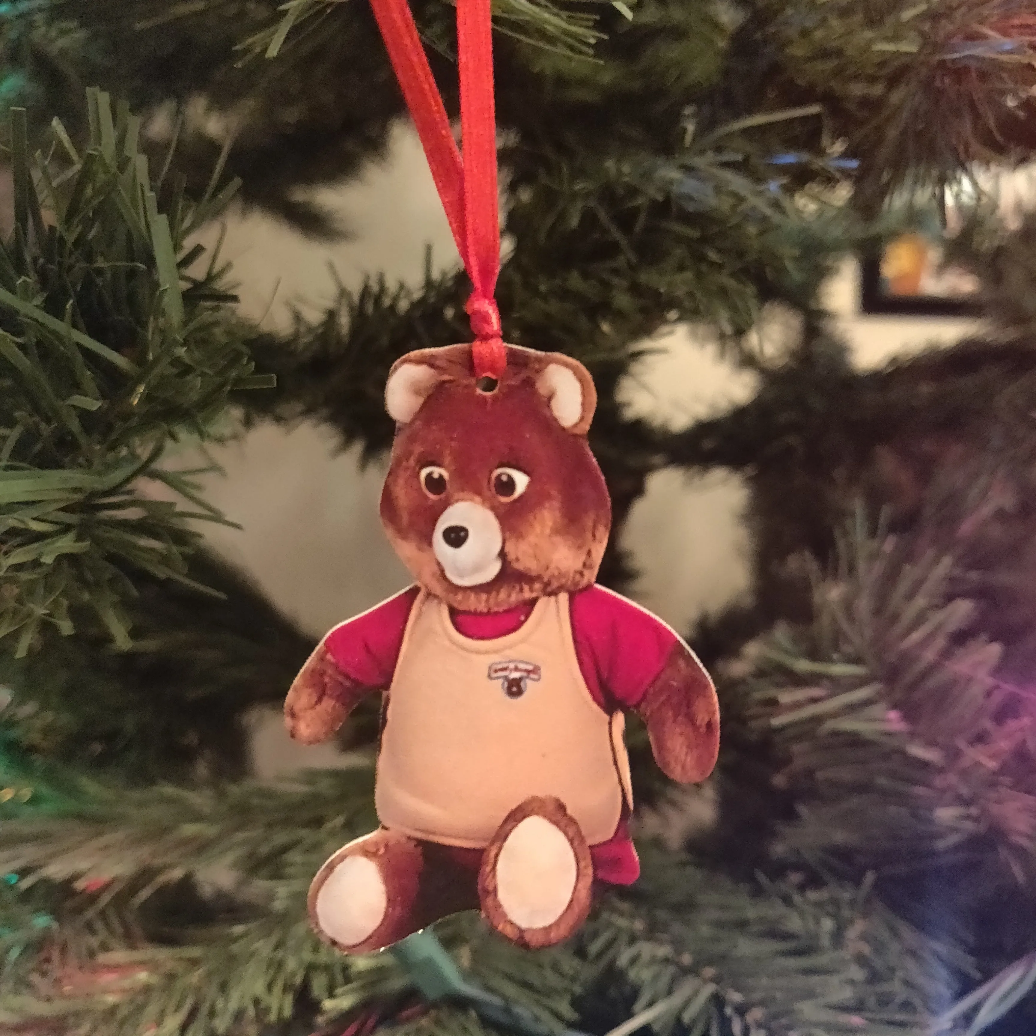 80s Teddy Rux ORNAMENT