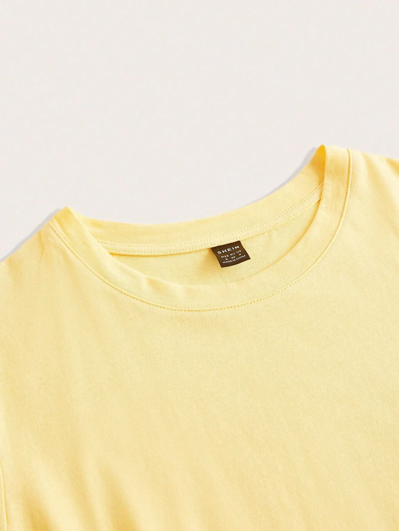 BASICS 100% Cotton Solid Tee Dress