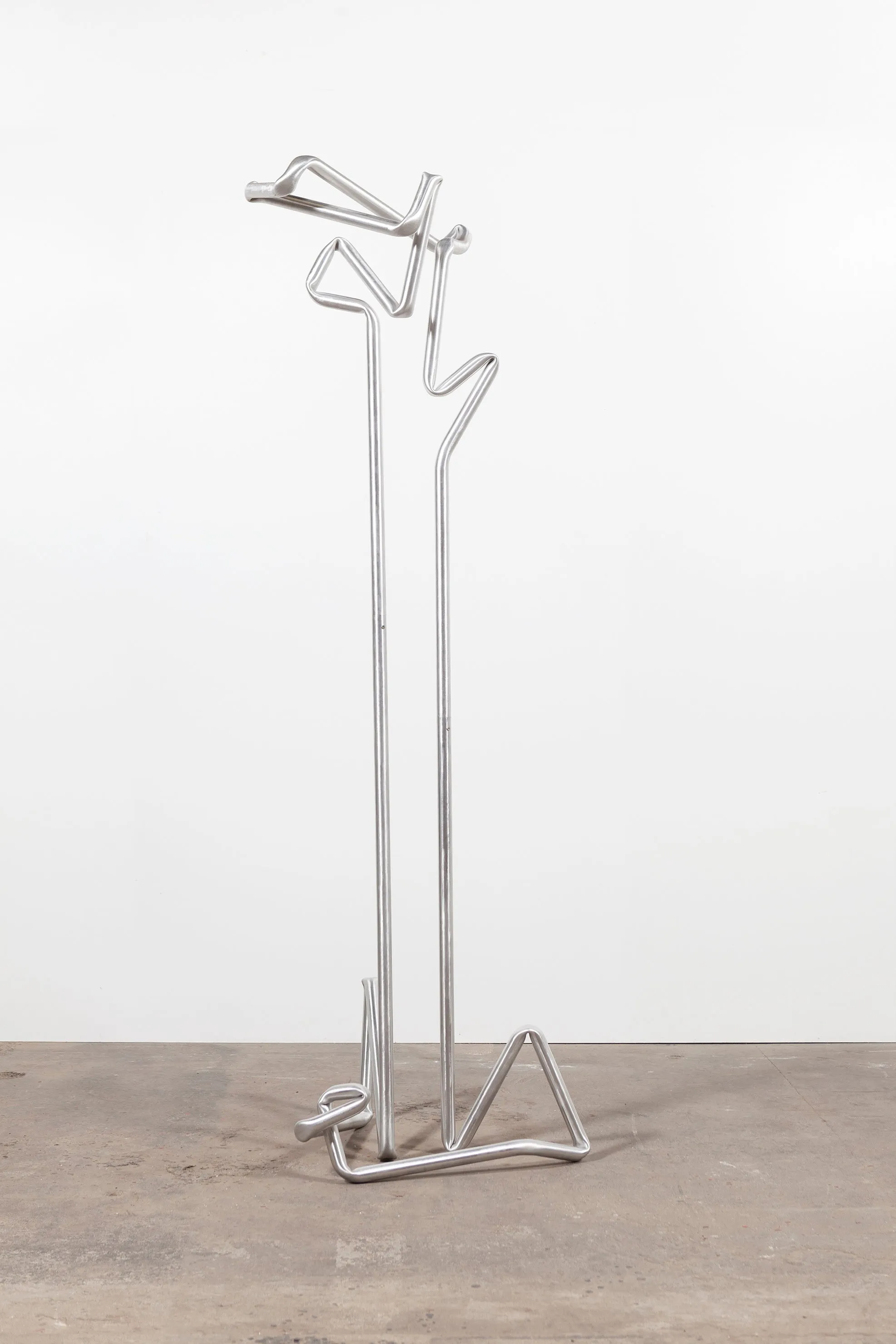 Bavette coat rack (brushed aluminium)