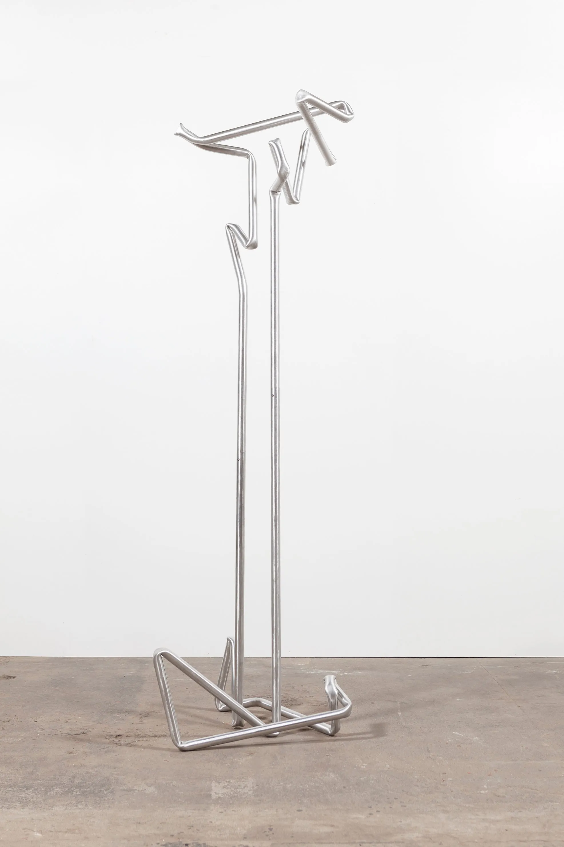 Bavette coat rack (brushed aluminium)