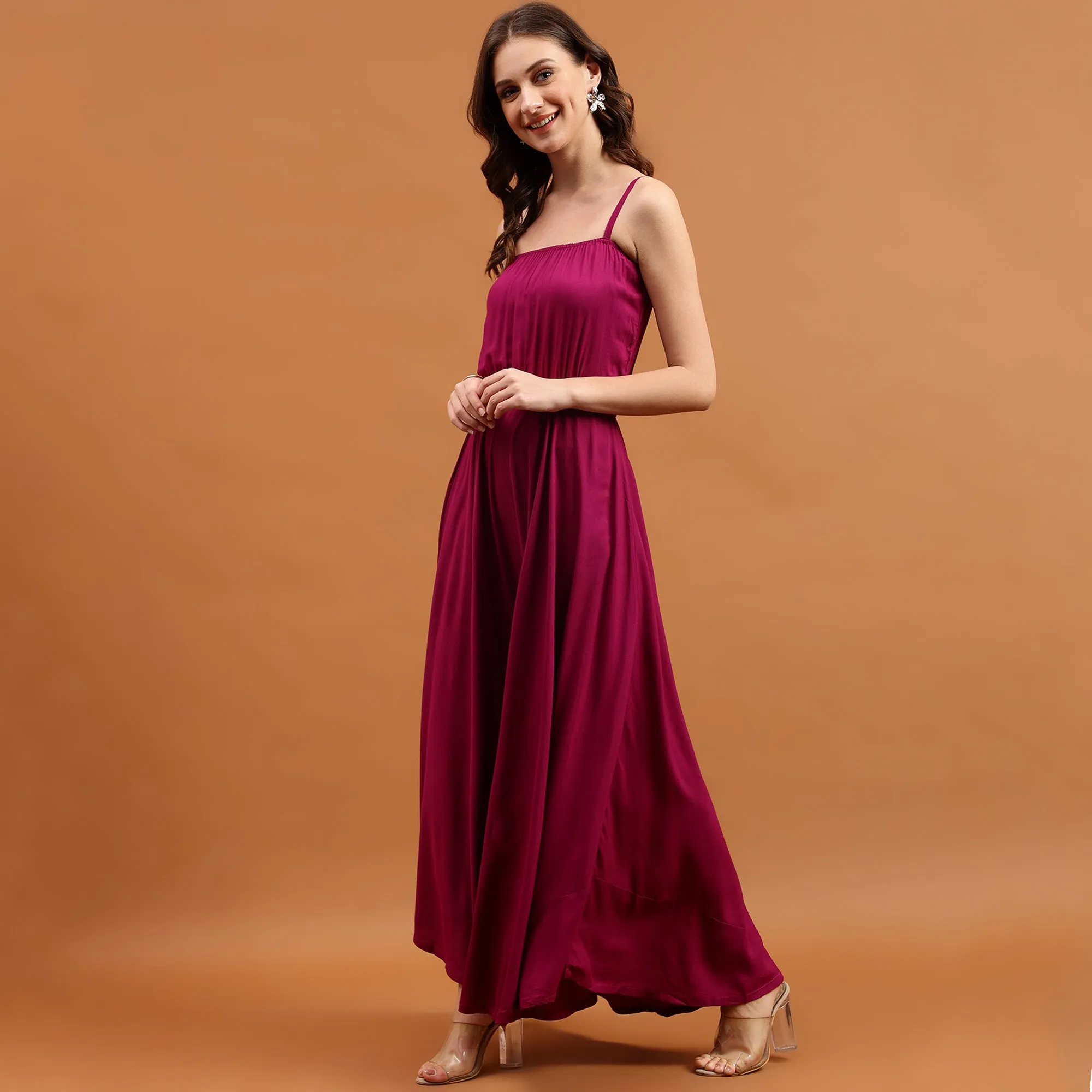 Burgundy Bliss Maxi Dress