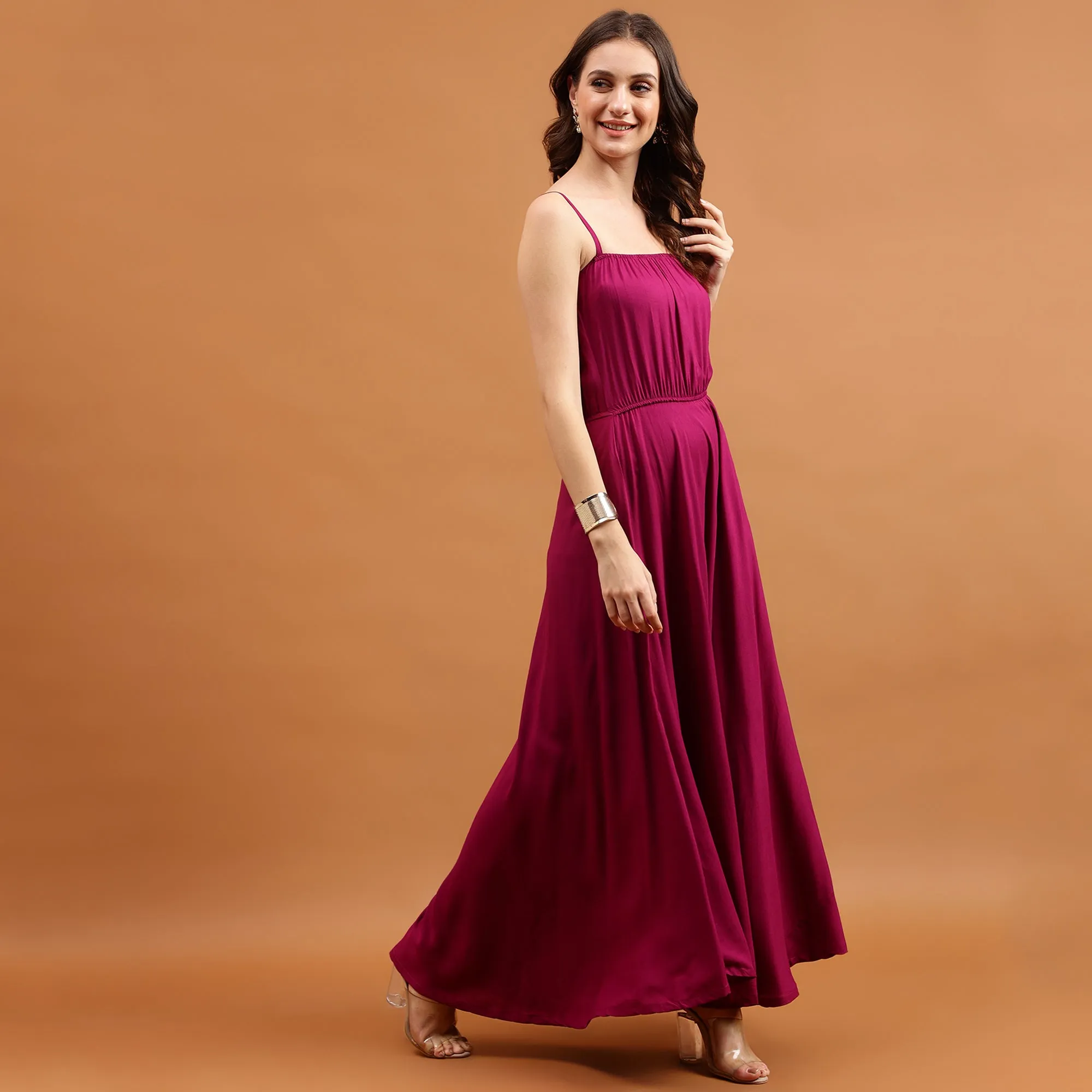 Burgundy Bliss Maxi Dress