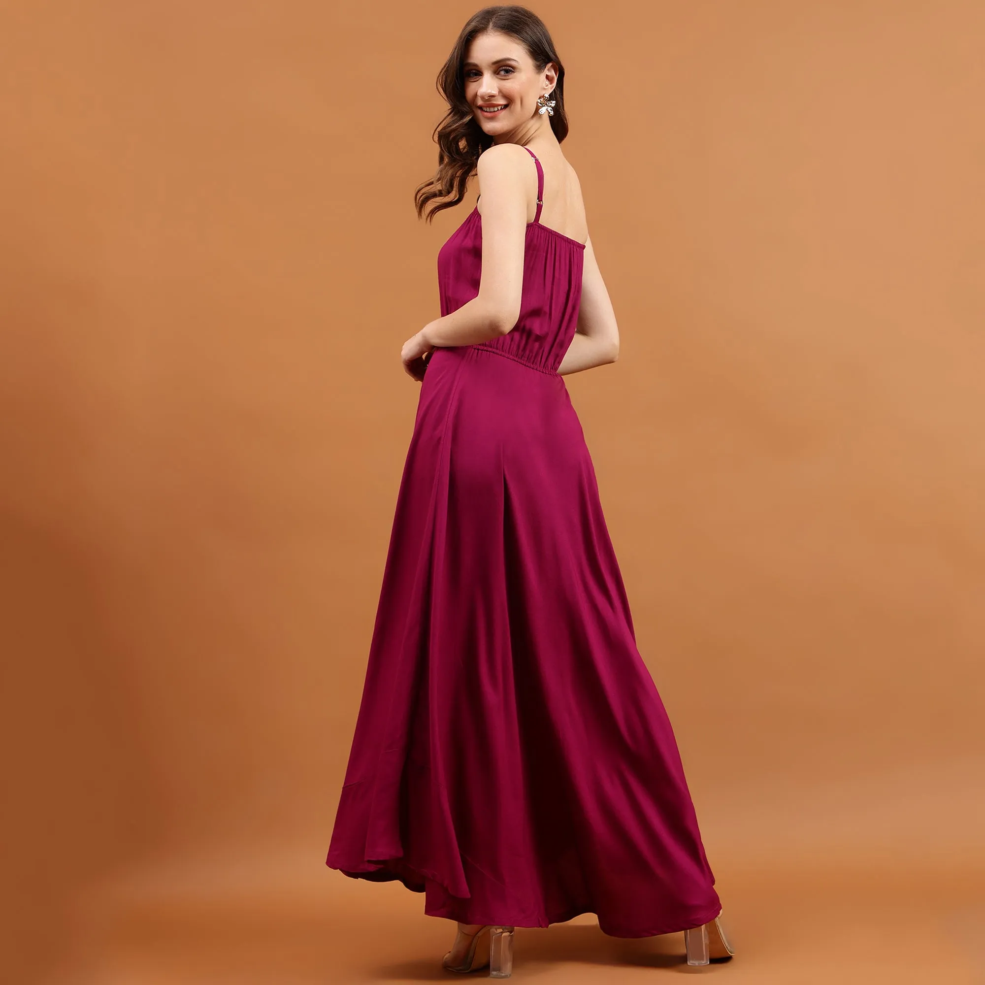 Burgundy Bliss Maxi Dress