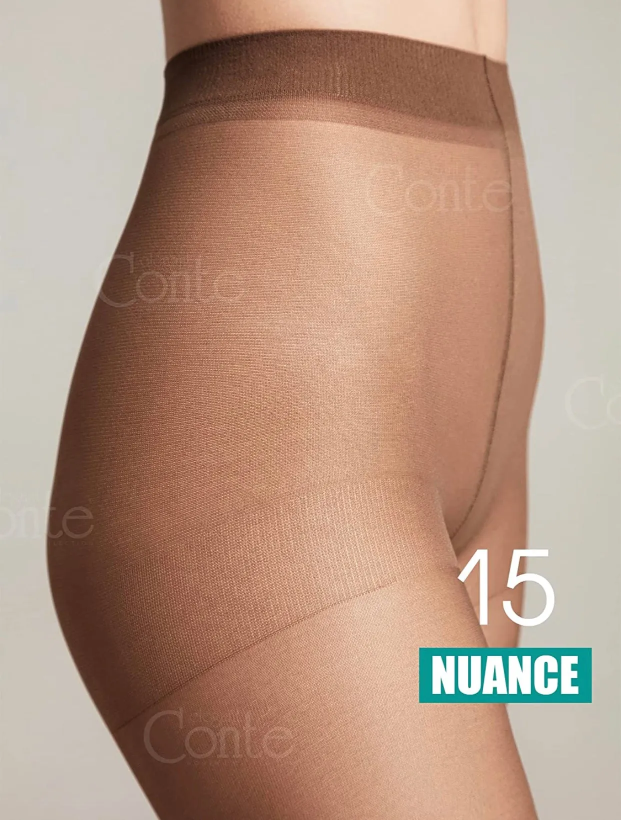 Conte Nuance 15 Den - Classic Women's Tights With a Reinforced Shorts (8С-35СП)