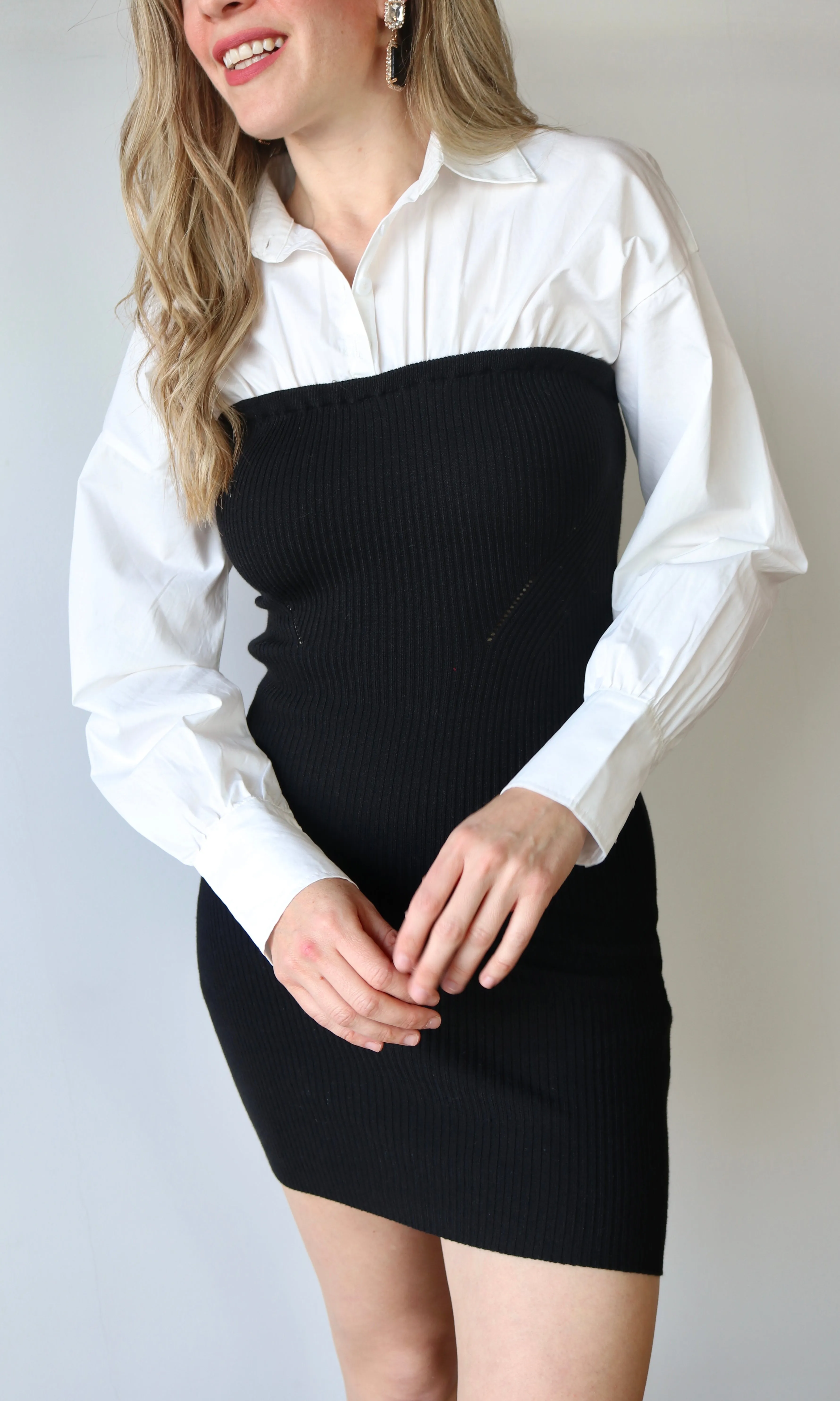 Corset Shirt Dress