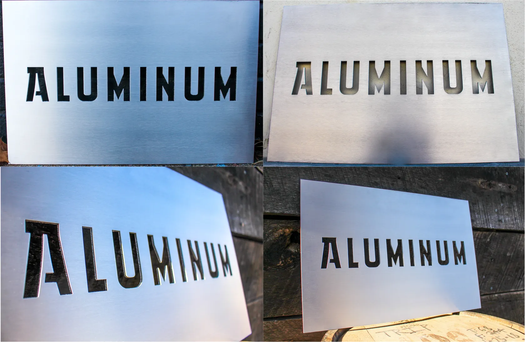 Custom Metal Monogram Retro Wreath - Initial Letter Front Door Hanger Decor, Wedding Signs