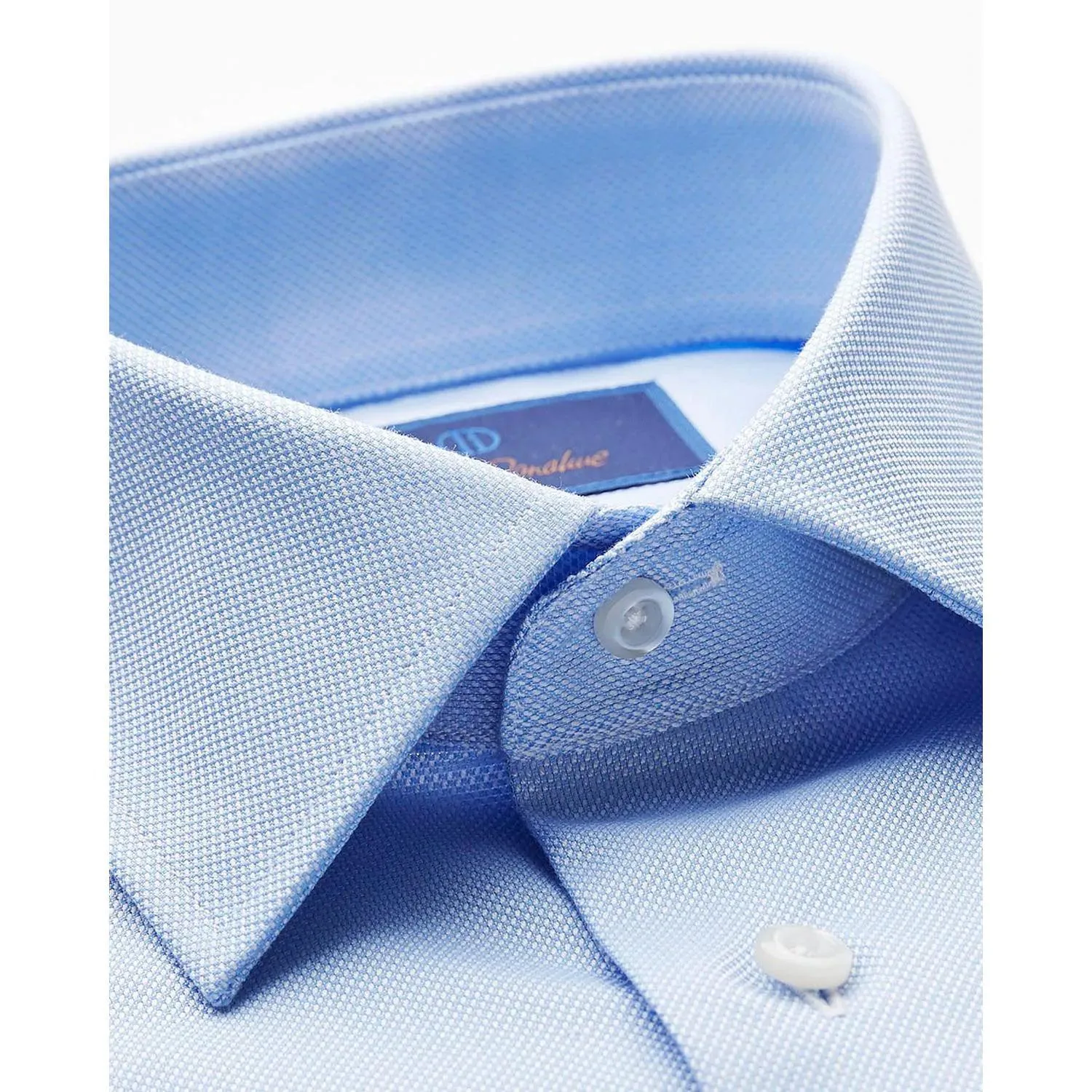 David Donahue Dress Shirt - Royal Oxford (2 Colors) (Trim)