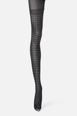 Houndstooth Tights