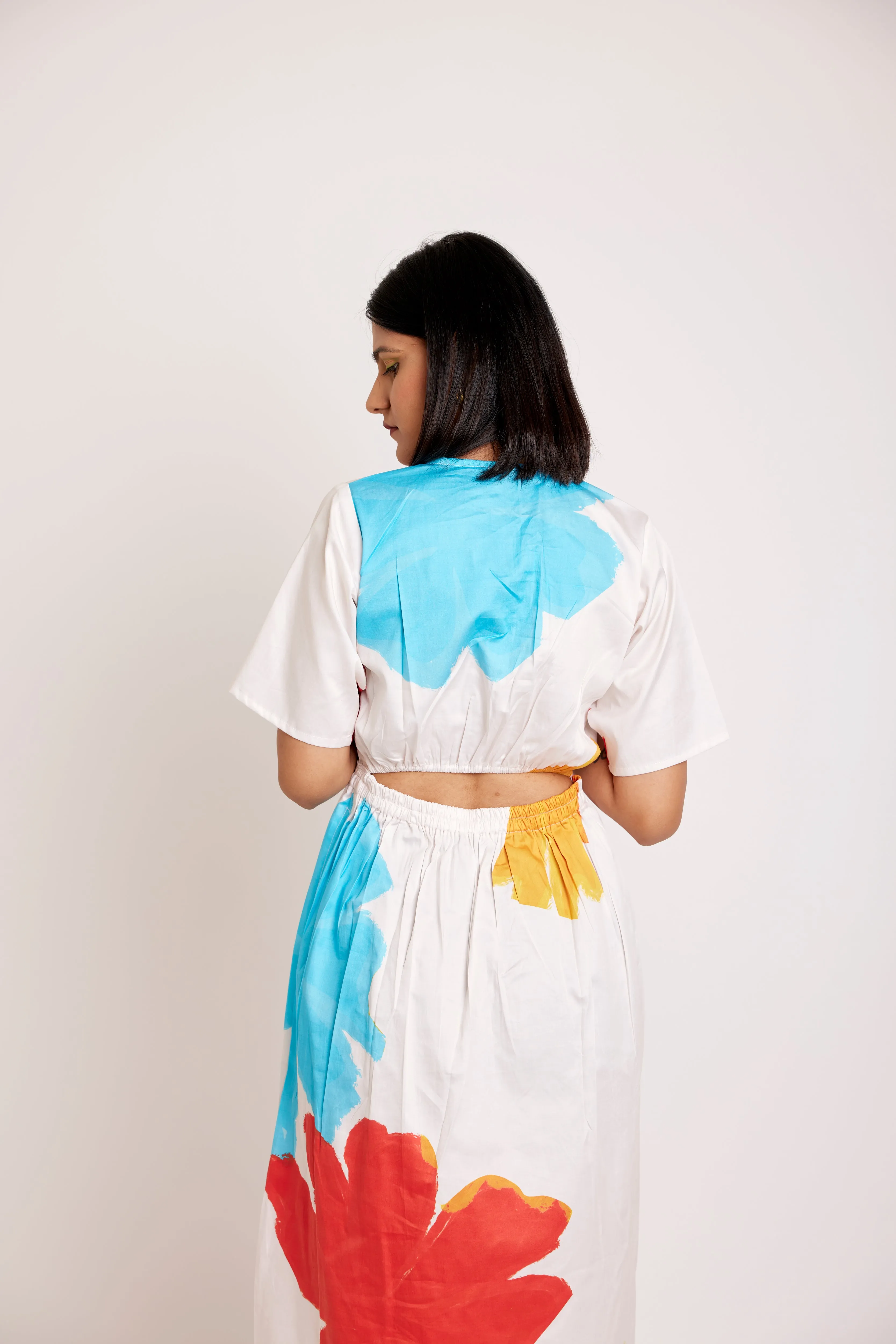 Iceland cut out midi dress