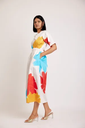 Iceland cut out midi dress