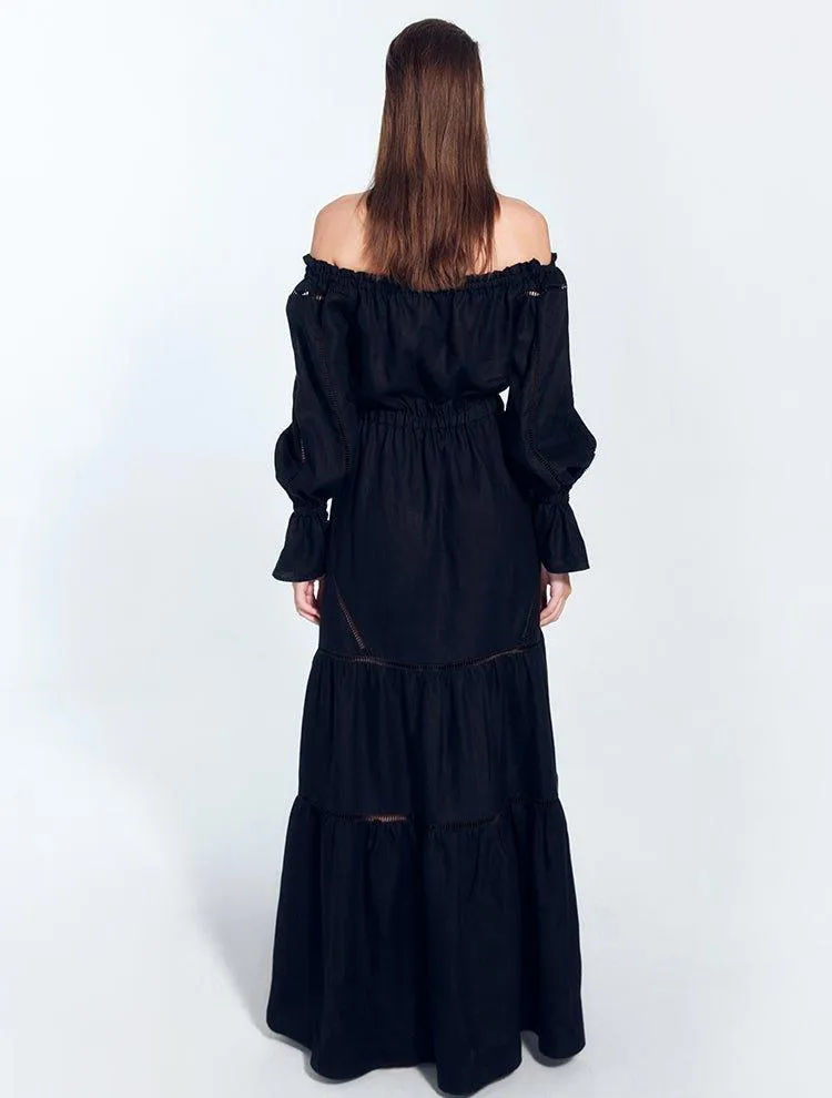 Jealine Black Dress