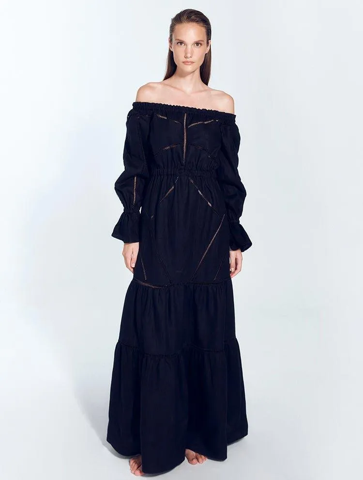 Jealine Black Dress