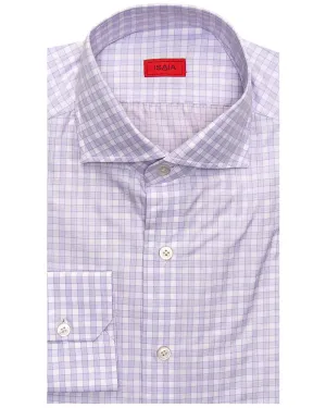 Lavender Check Dress Shirt