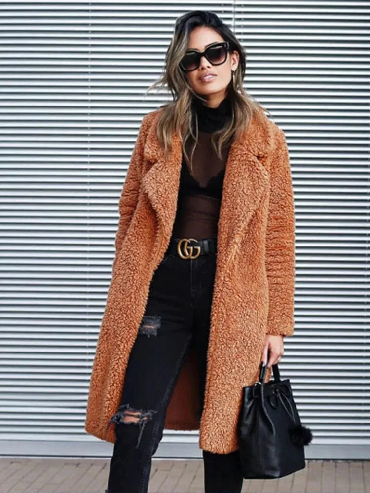 Max Mala Teddy Jas | Trendy warme lange jas voor vrouwen