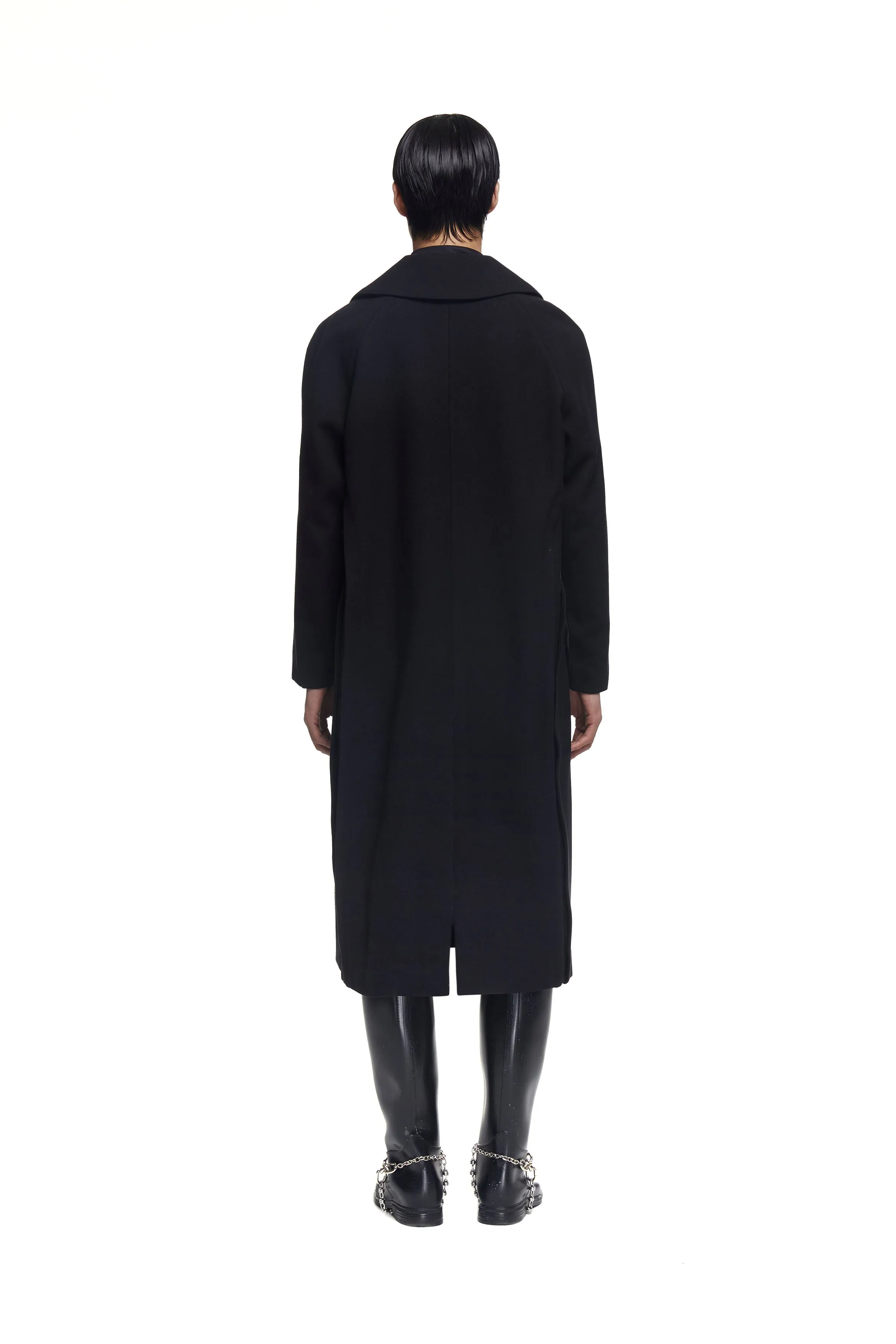 Paneled Wool Coat