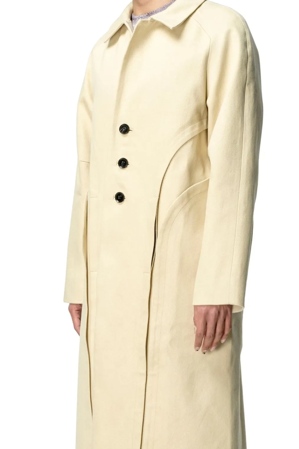 Panelled Mac Coat