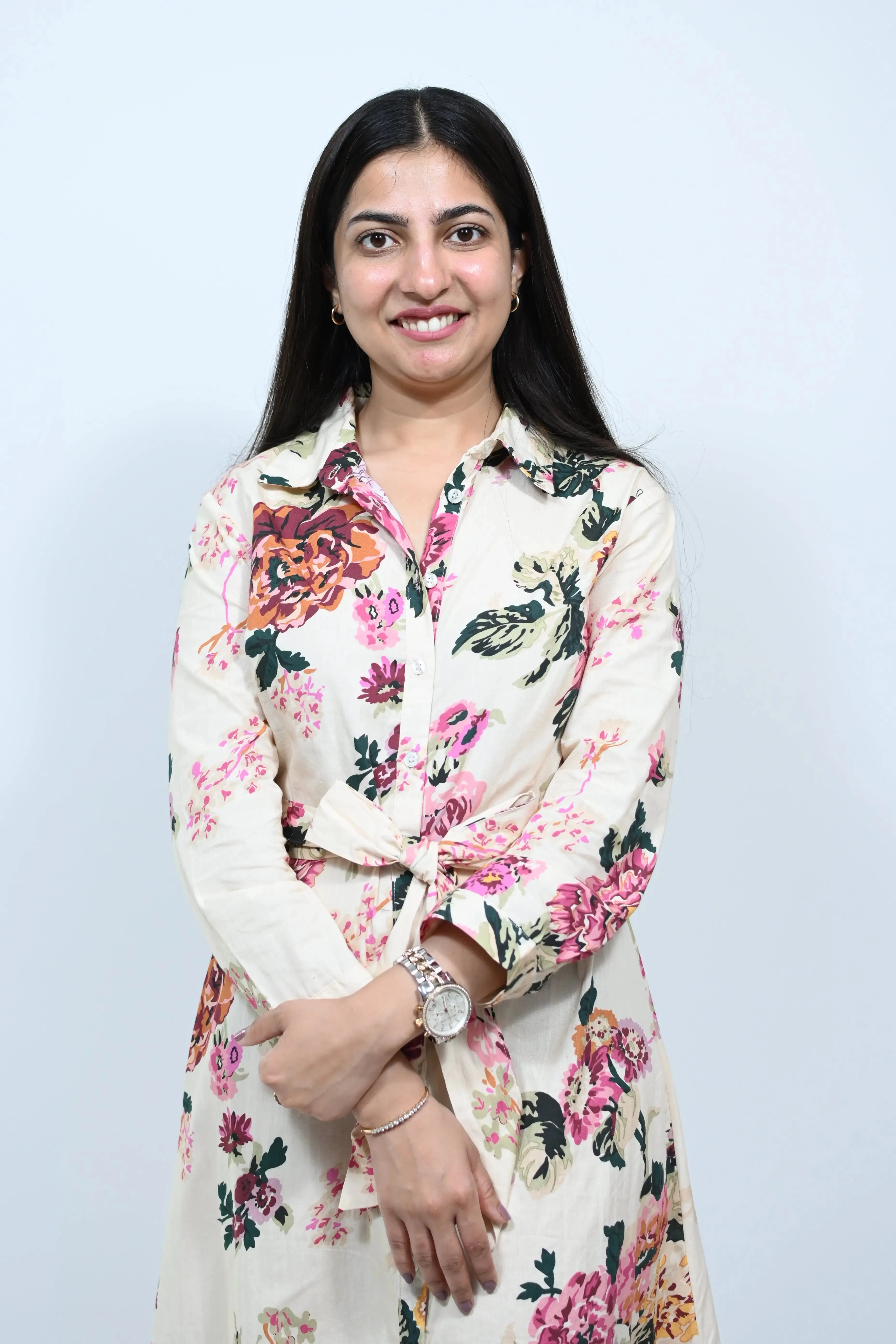 Printed floral dress
