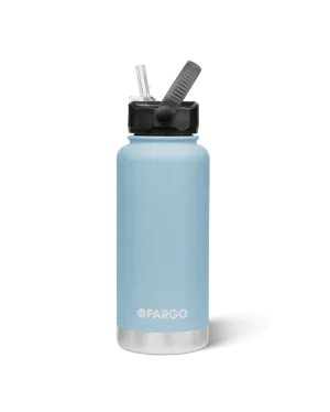 Project Pargo 950mL Insulated Bottle w/ Straw Lid - Bay Blue