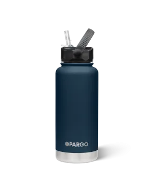 Project Pargo 950mL Insulated Bottle w/ Straw Lid - Deep Sea Navy