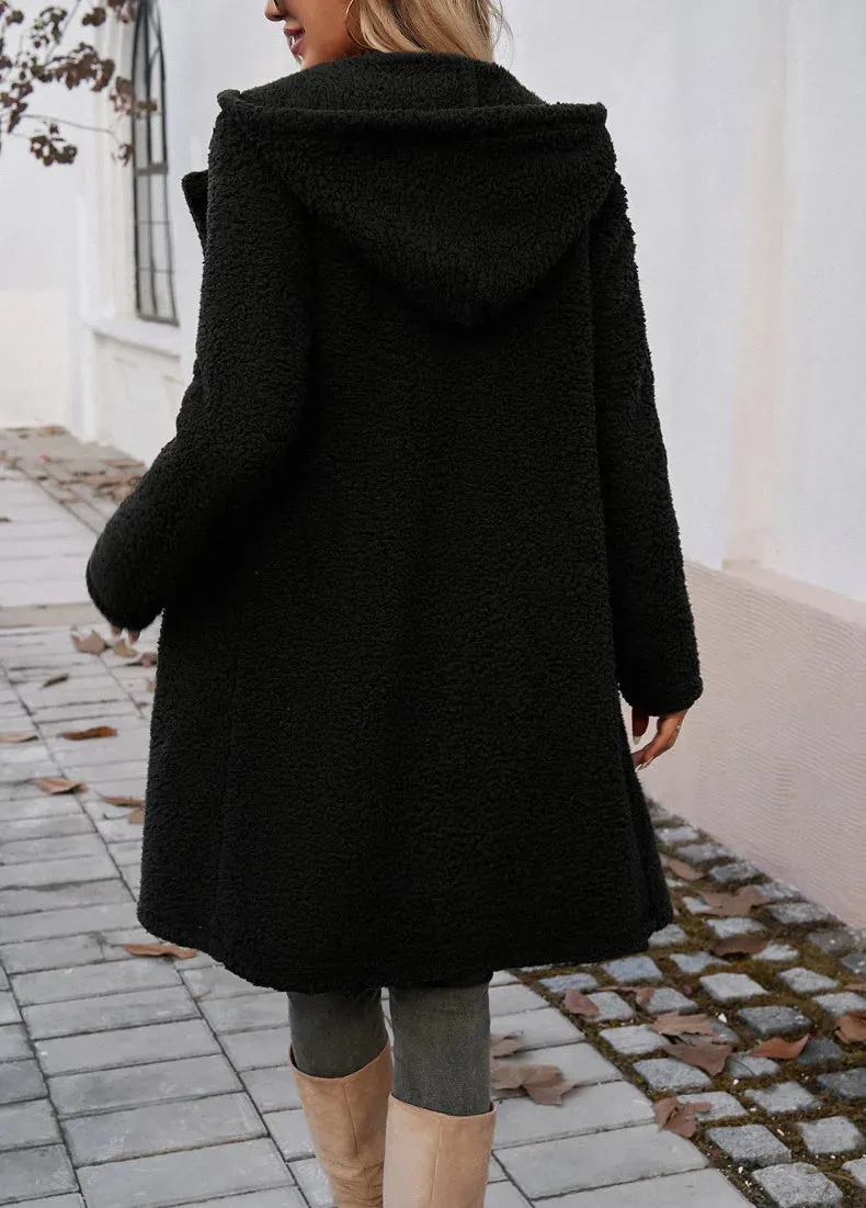Sofia™ - Teddy Fleece Hooded Coat