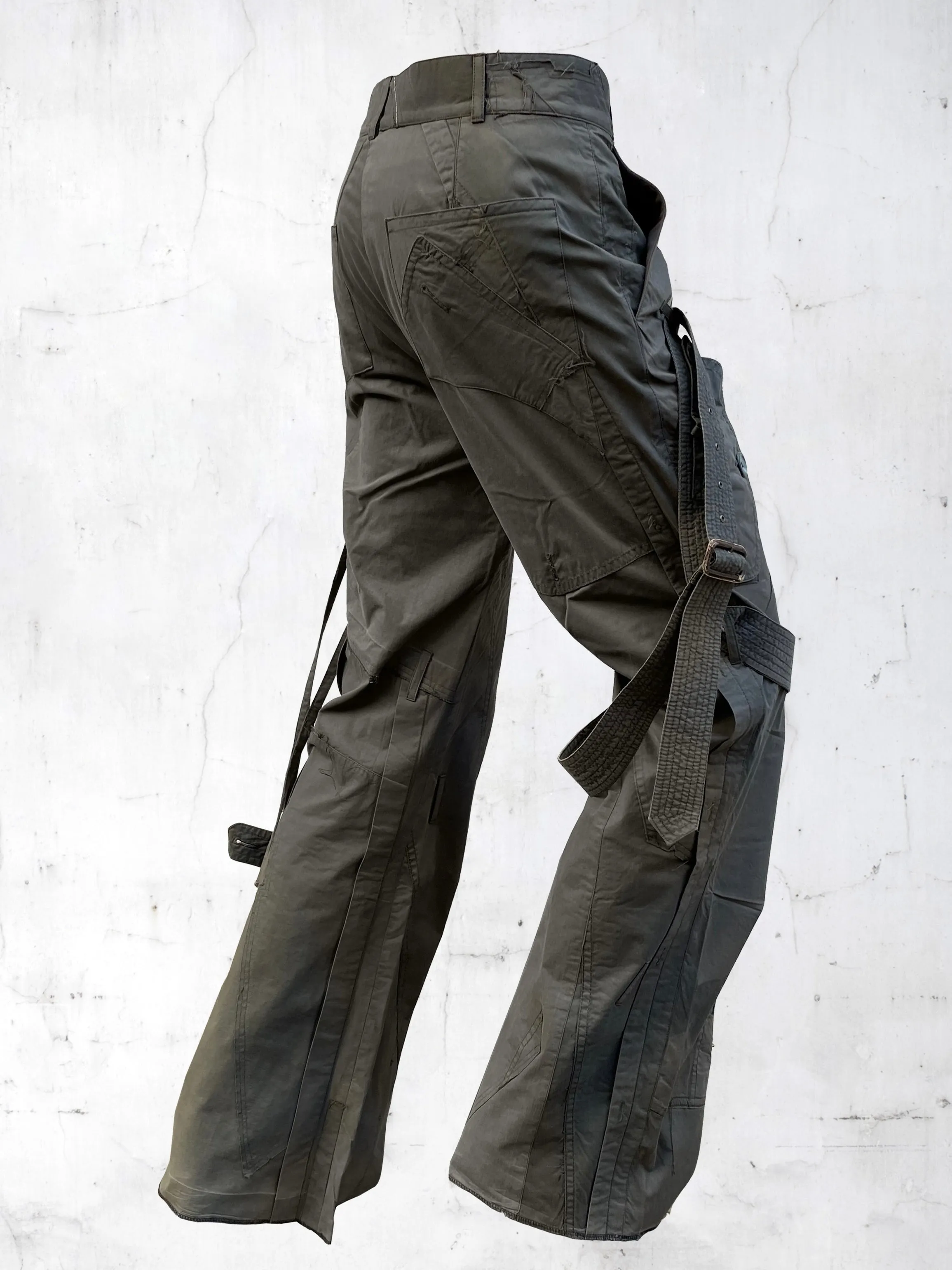 SUBMARINE PATCHWORK PANTS KAKI