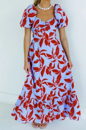 Tiffany Maxi Dress - Blue Multi