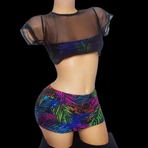 Tropical Girl II|  Cheeky Mini Skirt Set