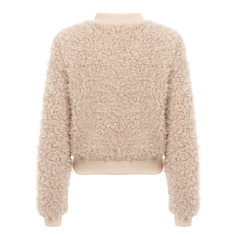 Women's Autumn & Winter Warm Plush Teddy Coat