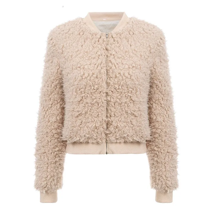 Women's Autumn & Winter Warm Plush Teddy Coat