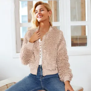 Women's Autumn & Winter Warm Plush Teddy Coat