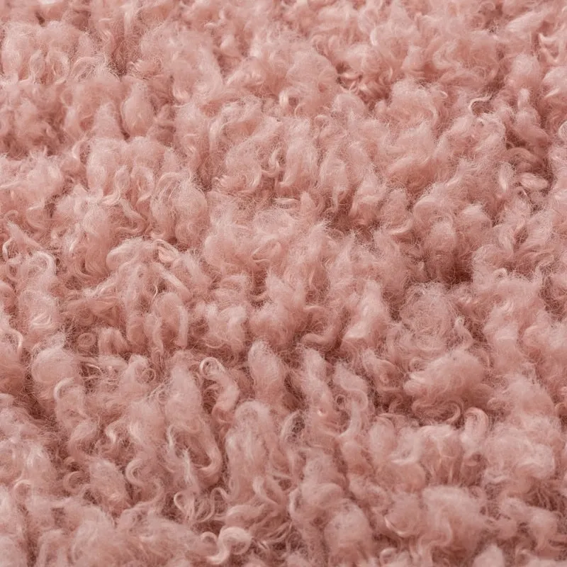 Women's Winter Fluffy Teddy Pink Fur Coat